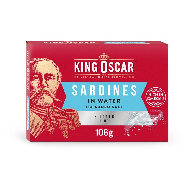 Sardines in Water - King Oscar Food Cupboard M&S   