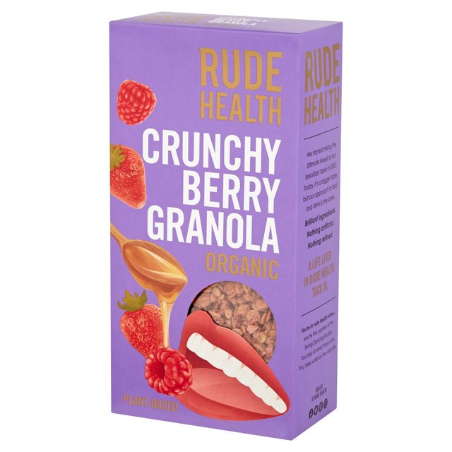 Rude Health Crunchy Berry Granola Cereals M&S   