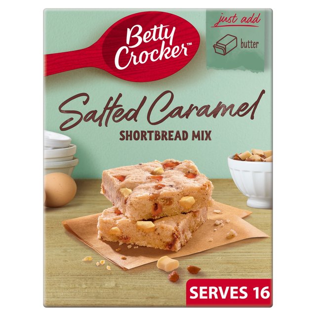 Betty Crocker Salted Caramel Shortbread Mix Sugar & Home Baking M&S   