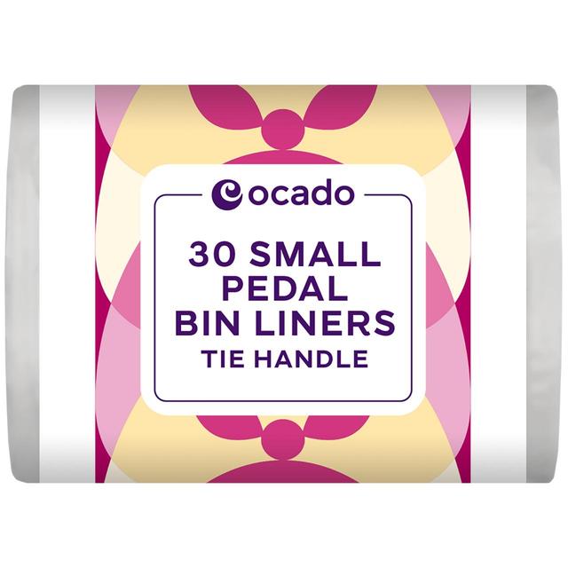 Ocado Small Tie Handle Pedal Bin Liners 25L