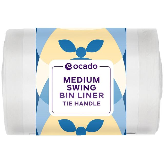 Ocado Medium Swing Bin Liner Tie Handles 50L Tableware & Kitchen Accessories M&S Default Title  