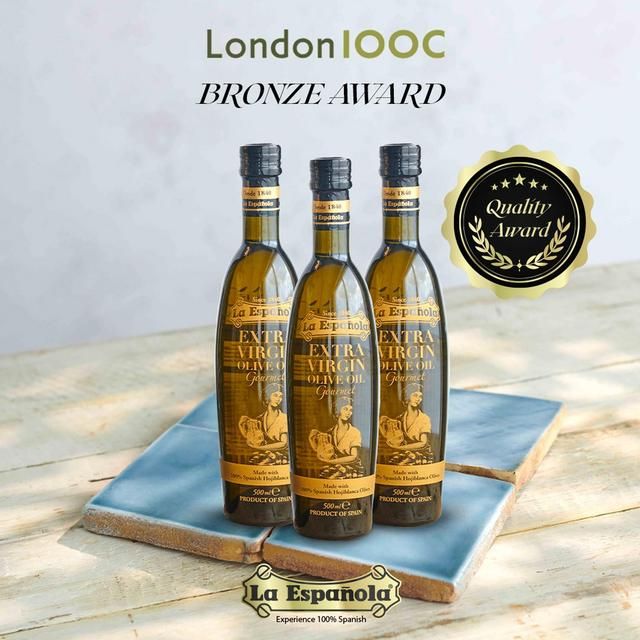 La Espanola Gourmet 100% Hojiblanca Spanish Olives Extra Virgin Olive Oil