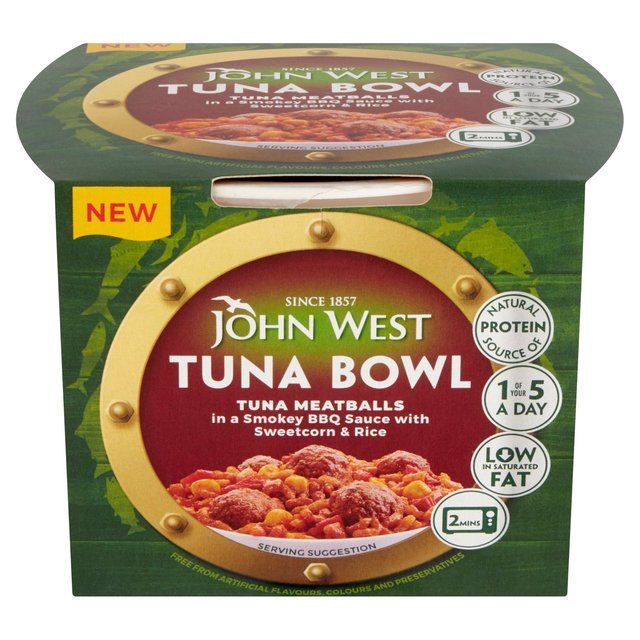 John West Tuna Bowl Smokey BBQ Rice Canned & Packaged Food M&S   