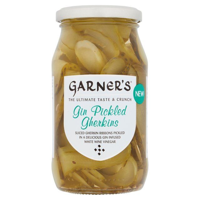 Garners Gin Pickled Gherkins Food Cupboard M&S Default Title  