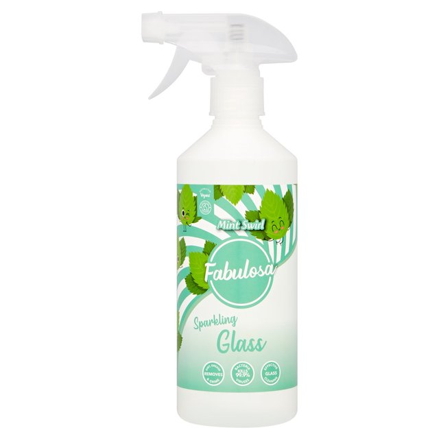 Fabulosa Mint Swirl Sparkling Glass Spray Accessories & Cleaning M&S   