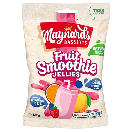 Maynards Bassetts Fruit Smoothie Jellies Sweets Bag - McGrocer