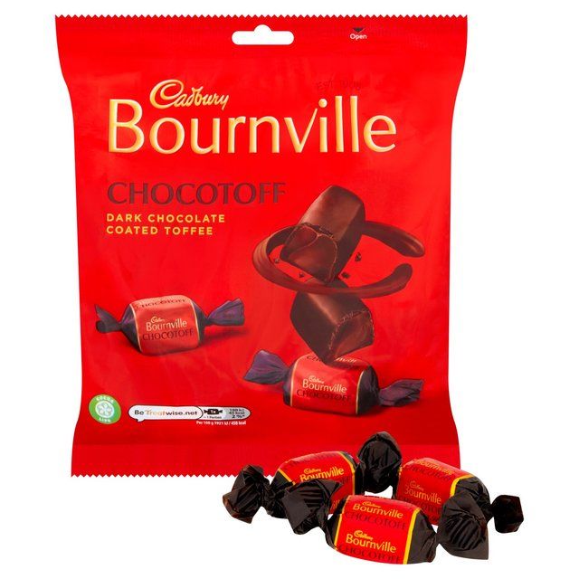 Cadbury Bournville Chocotoff Dark Chocolate Toffee Bag Food Cupboard M&S   