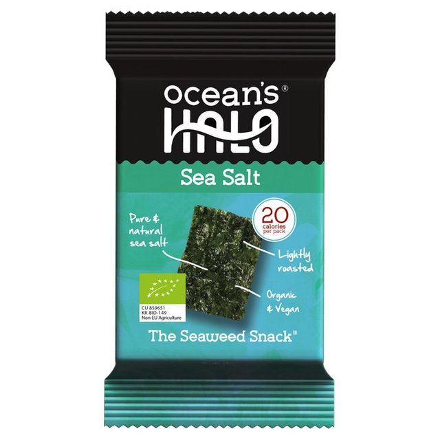 Ocean's Halo Sea Salt Seaweed Snack Crisps, Nuts & Snacking Fruit M&S Default Title  