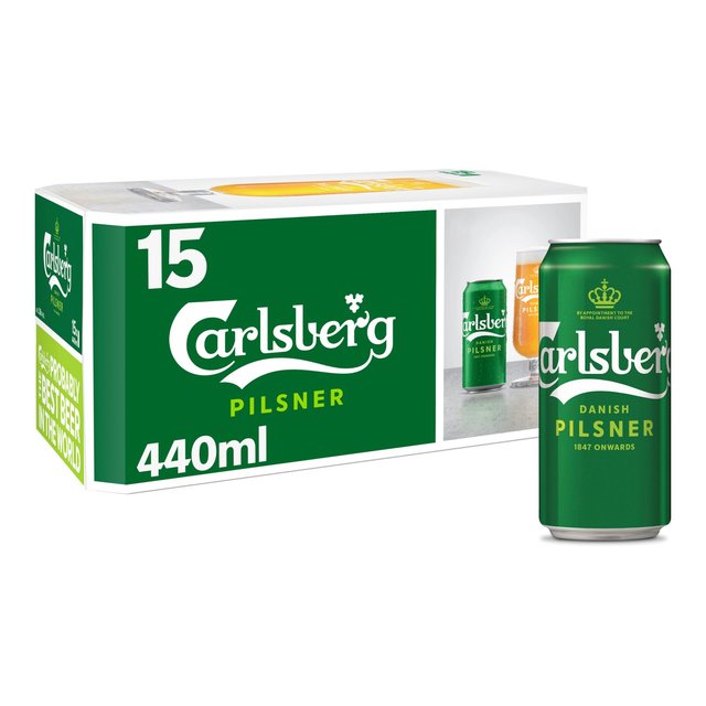 Carlsberg Lager Beer Cans Beer & Cider M&S Title  