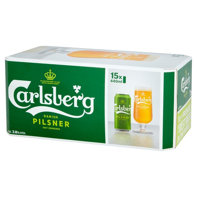 Carlsberg Lager Beer Cans Beer & Cider M&S   