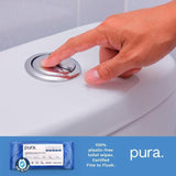 Pura Flushable Toilet Tissue Wipes, Multipack Speciality M&S   