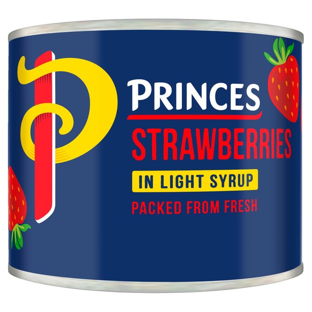 Princes Strawberries in Light Syrup Food Cupboard M&S Default Title  