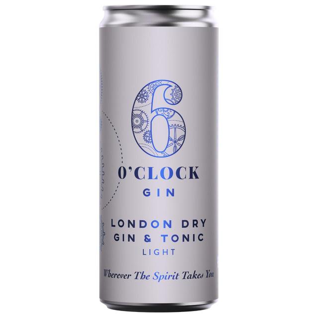 6 O'clock Gin London Dry Gin & Tonic Light Wine & Champagne M&S Default Title  