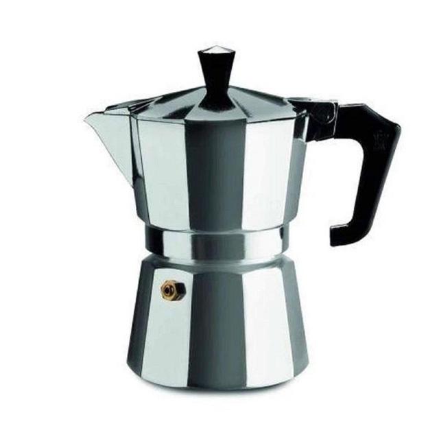 Pezzetti Italexpress Aluminium Moka Pot - 3 Cup Silver