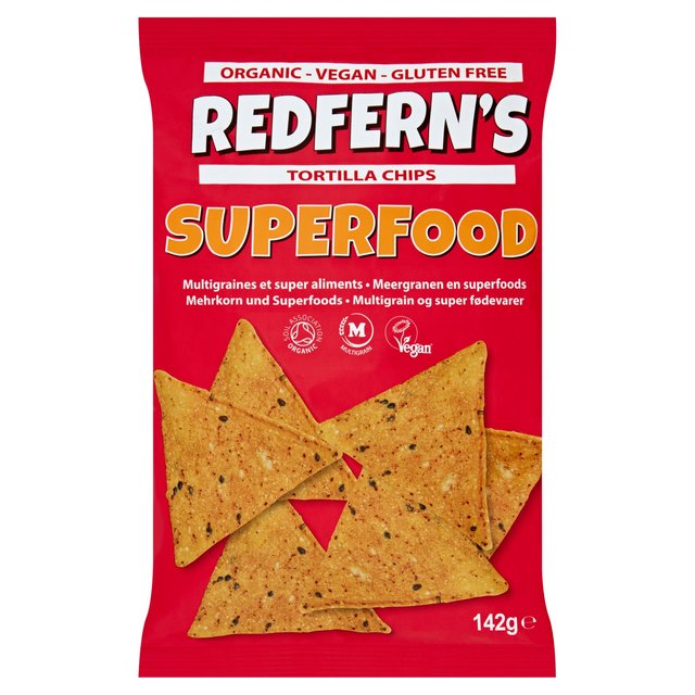 Redferns organic superfood sweet potato, buckwheat & hemp multigrain chips