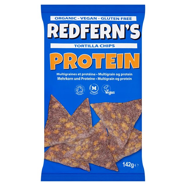 Redferns organic protein blue corn & red lentil multigrain chips Food Cupboard M&S Default Title  