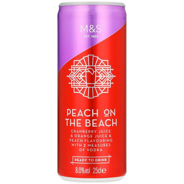 M&S Peach On The Beach Cocktail