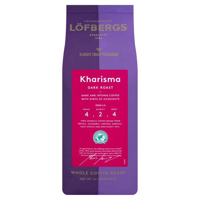 Lofbergs Kharisma Whole Coffee Beans Tea M&S Default Title  