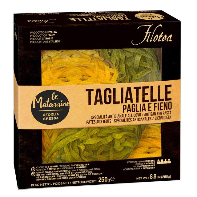 Filotea Le Matassine Tagliatelle Paglia e Fieno Nest Artisan Egg Pasta Rice, Pasta & Noodles M&S   