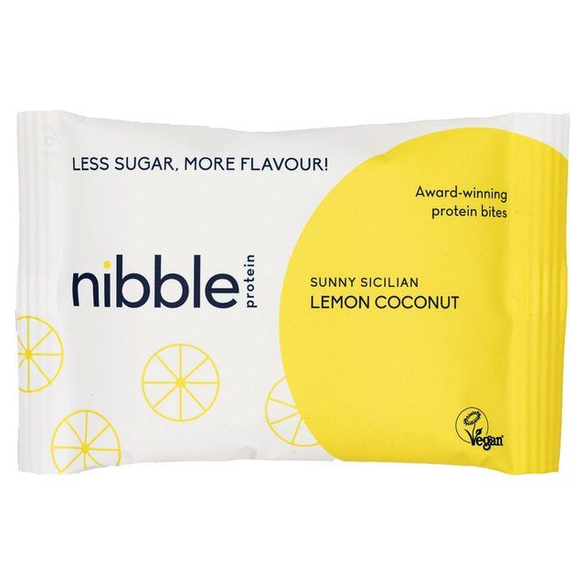 Nibble Protein Sunny Sicilian Lemon Coconut Bites Vegetarian & Vegan M&S   