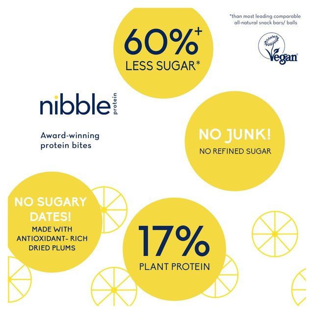 Nibble Protein Sunny Sicilian Lemon Coconut Bites Vegetarian & Vegan M&S   