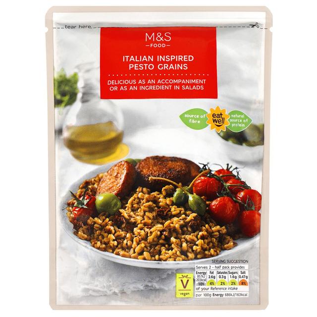 M&S Italian Inspired Pesto Grains Rice, Pasta & Noodles M&S Default Title  