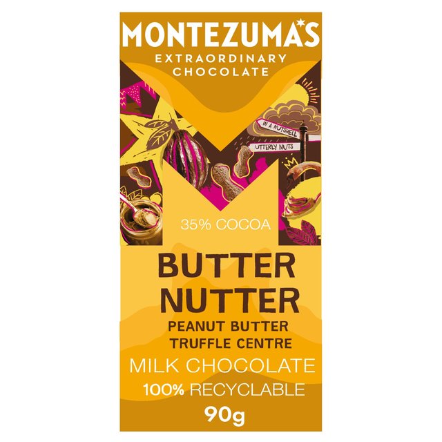 Montezuma's Butter Nutter Milk Peanut Butter Truffle Bar Vegetarian & Vegan M&S Default Title  