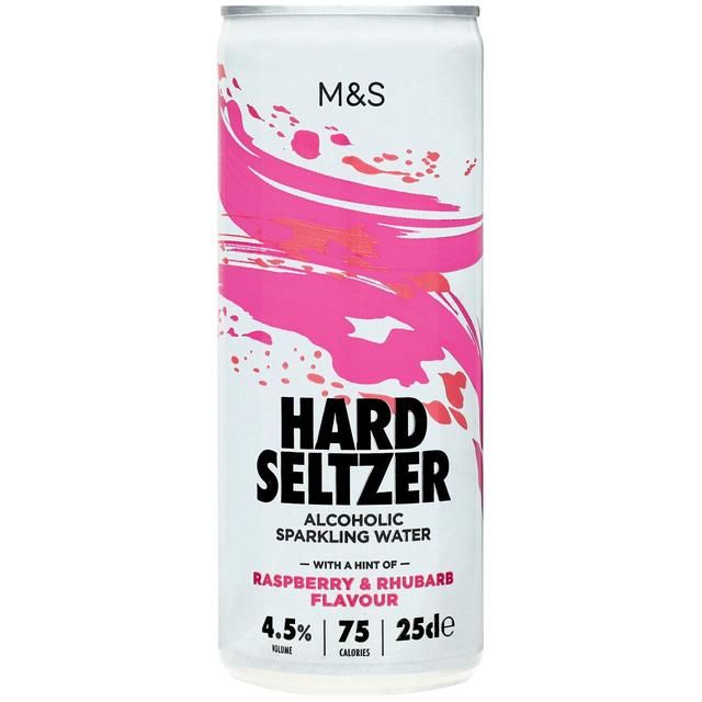 M&S Hard Seltzer Raspberry & Rhubarb Wine & Champagne M&S Default Title  