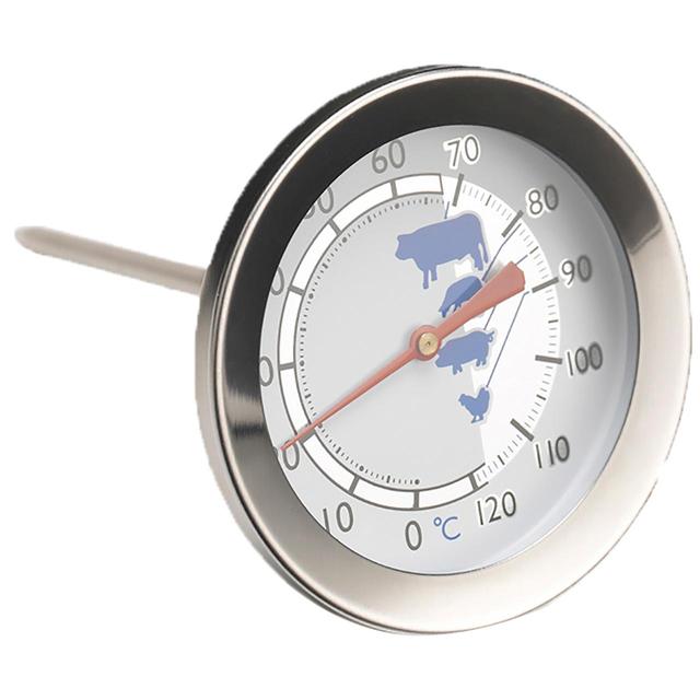 M&S Meat Thermometer, Silver