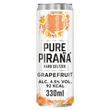 Pure Pirana Grapefruit Hard Seltzer Can Wine & Champagne M&S Default Title  