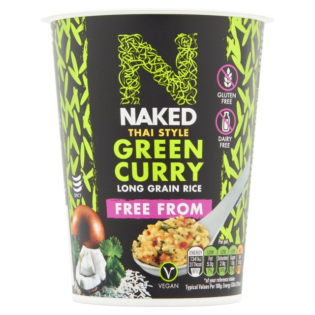 Naked Rice Free From Thai Green Curry