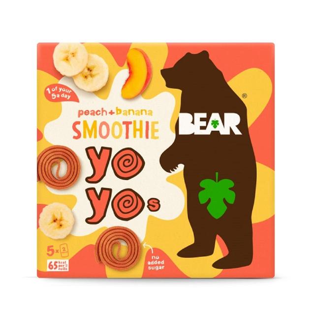 BEAR Smoothie Fruit Yoyos Peach & Banana Multipack