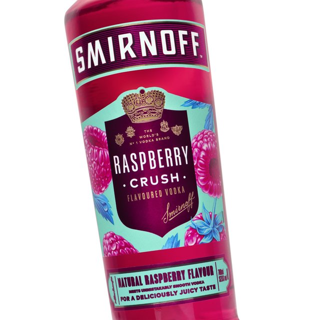 Smirnoff Raspberry Crush Flavoured Vodka GOODS ASDA   