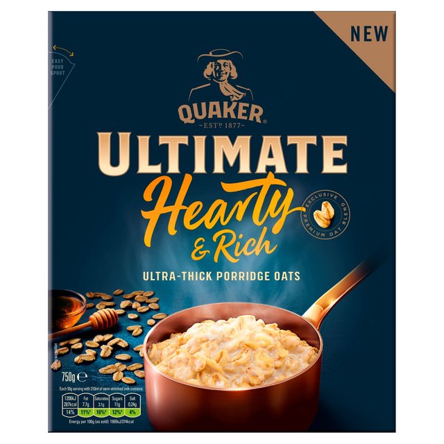 Quaker Ultimate Hearty & Rich Ultra Thick Porridge Oats GOODS M&S   