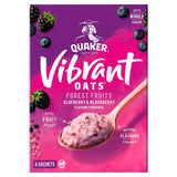 Quaker Vibrant Oats Forest Fruits Porridge Sachets Cereals M&S   