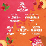 Quaker Vibrant Oats Summer Fruits Porridge Sachets Cereals M&S   