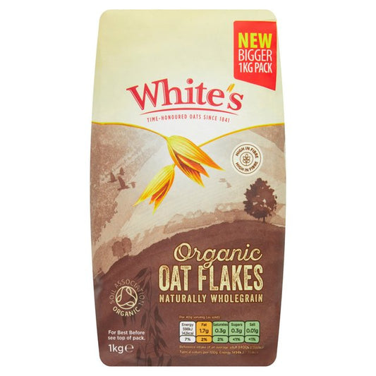 White's Organic Oat Flakes Free from M&S Title  