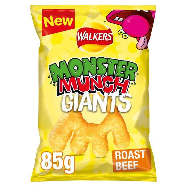 Monster Munch Giants Roast Beef Snacks