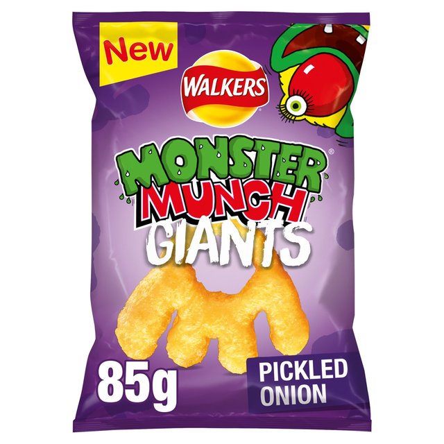 Monster Munch Giants Pickled Onion Snack Crisps, Nuts & Snacking Fruit M&S Default Title  