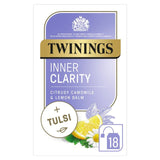 Twinings Inner Clarity Lemon Balm and Camomile Tea with Tulsi Tea M&S   