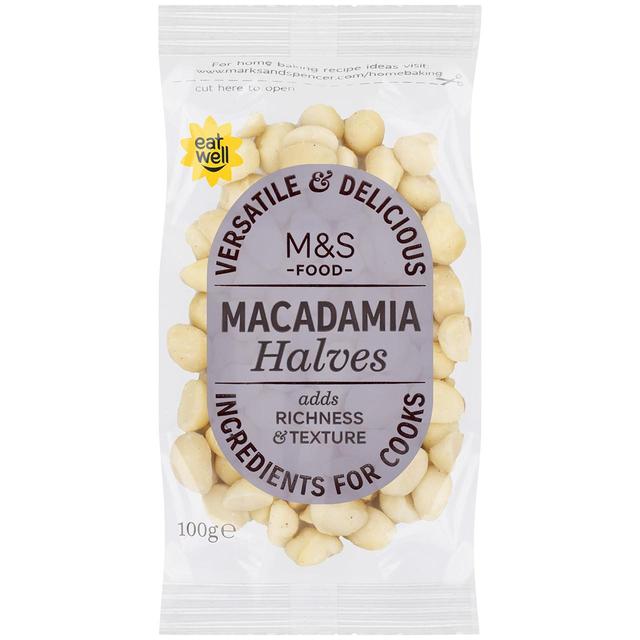 M&S Macadamia Halves Food Cupboard M&S Title  