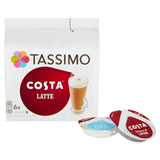 Tassimo Costa Latte Coffee Pods Tea M&S   