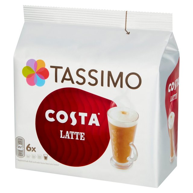 Tassimo Costa Latte Coffee Pods Tea M&S   