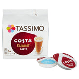 Tassimo Costa Caramel Latte Coffee Pods Tea M&S   