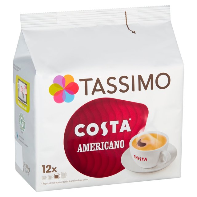 Tassimo Costa Americano Coffee Pods Tea M&S   