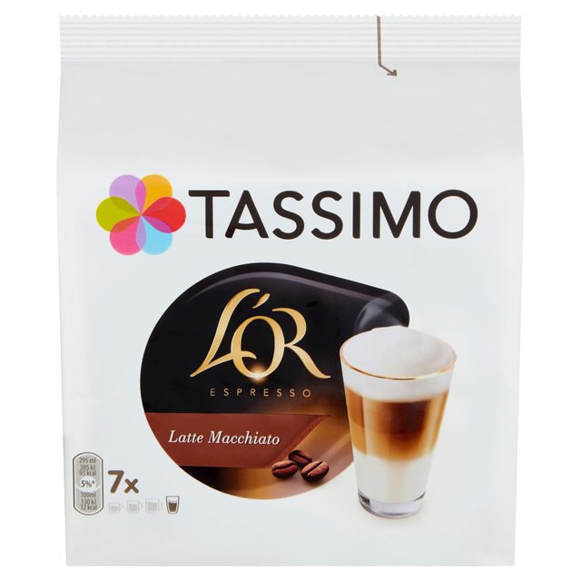 Tassimo L'OR Latte Macchiato Coffee Pods Tea M&S   