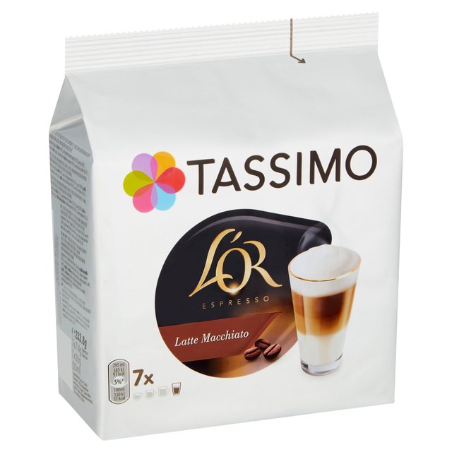 Tassimo L'OR Latte Macchiato Coffee Pods Tea M&S   