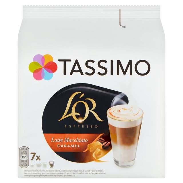 Tassimo L'OR Latte Macchiato Caramel Coffee Pods