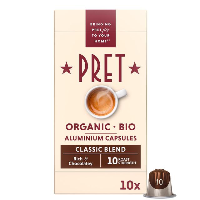 Pret Organic Classic Blend Coffee Pods Food Cupboard M&S Default Title  