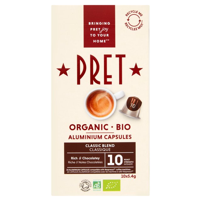 Pret Organic Classic Blend Coffee Pods